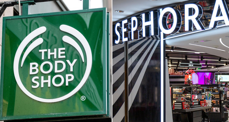 Sephora, Lyko, The Body Shop, KICKS